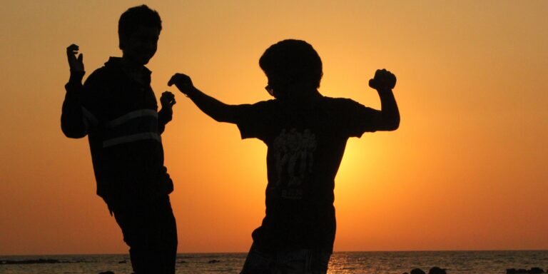 Two people dancing