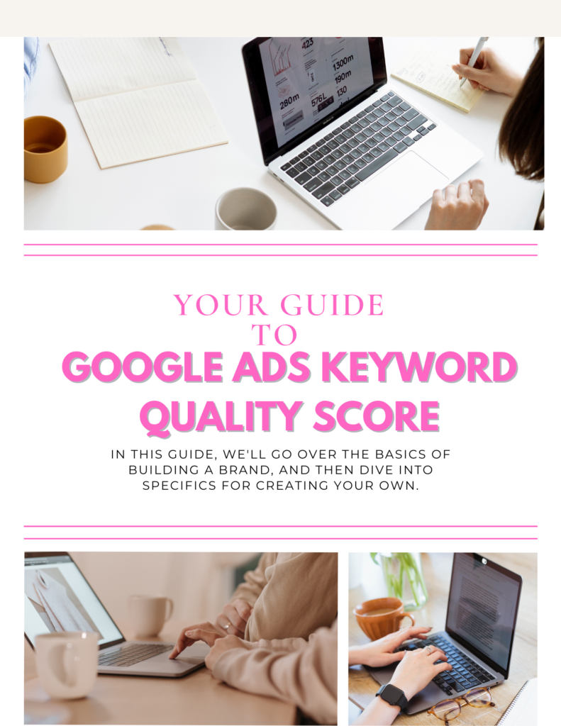 MissPinkDigital Keyword Quality Score Guide Cover