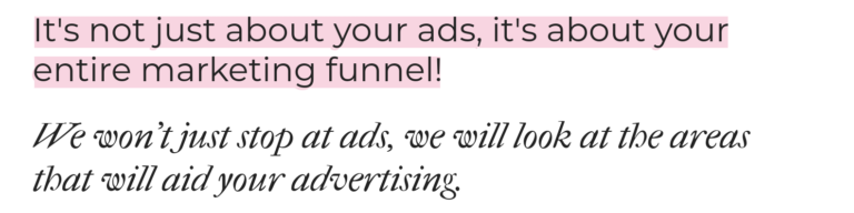 It's not just about your ads, it's about your entire marketing funnel